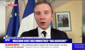 Remaniement: "Je me réjouis qu'un certain nombre de grandes personnalités politiques issues de l'UMP puissent prendre des responsabilités", affirme Alexandre Vincendet (LR)