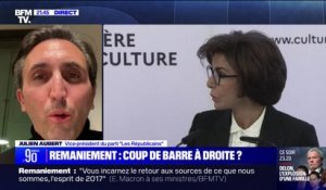Julien Aubert (vice-président de LR) sur Rachida Dati: "Quand vous avez des mots très durs sur les gens qui rejoignent Emmanuel Macron, c'est toujours paradoxal ensuite de faire la même chose"