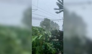 Les premières images du Cyclone Belal à la Réunion