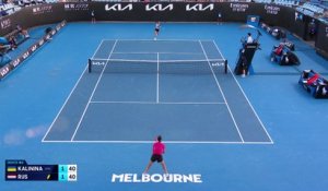 Anhelina Kalinina - Arantxa Rus - Les temps forts du match - Open d'Australie