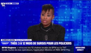 Affaire Théo: "La vérité est sortie. Ce qu'on retient, c'est la condamnation des policiers", affirme la sœur du jeune homme, Aurélie Louvel