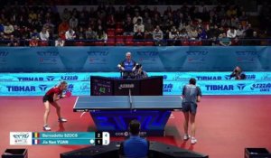 Le replay de Jia Nan Yuan - Bernadette Szocs - Tennis de table - Top 16 Européen