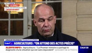 Arnaud Rousseau, président de la FNSEA, sur la colère des agriculteurs: "Cette Europe on y tient, mais on a besoin de la remettre en question"