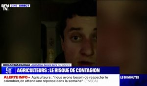Dorian Massaglia (agriculteur dans le Gers) affirme envisager de bloquer l'aéroport de Toulouse-Blagnac en l'absence de "réponses concrètes" du gouvernement