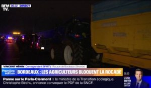 Colère des agriculteurs: la rocade de Bordeaux bloquée par des dizaines de tracteurs