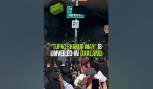 "Tupac Shakur Way" Is Unveiled In Oakland