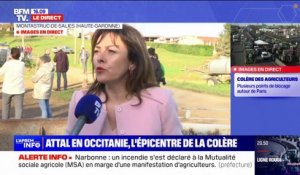 Carole Delga, présidente de la région Occitanie: "Je condamne toute forme de violence"
