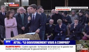 Gabriel Attal: "Sans nos paysans et nos agriculteurs, ce n'est plus la France"