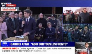 Gabriel Attal aux agriculteurs: "Partout en France, les préfets vont réunir les représentants des agriculteurs pour regarder ce que l'on peut simplifier"