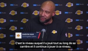 Lakers - Ham : "LeBron est tout simplement phénoménal"