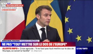 Emmanuel Macron: "Certains de nos distributeurs ont organisé par de grandes centrales européennes le contournement de la loi française"