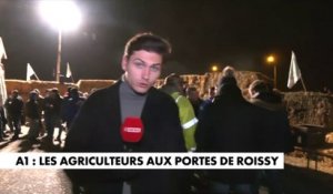 Colère des agriculteurs : les manifestants aux portes de Roissy