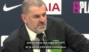 22e j. - Postecoglou : "Si vous êtes si courageux, entrez dans une cage de l'UFC"
