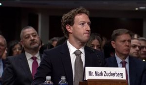 « Je suis désolé » : Mark Zuckerberg s'excuse à une audition au Congrès sur la protection des enfants