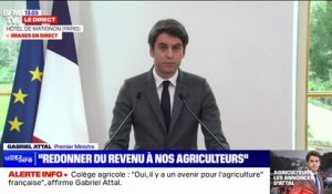 Crise agricole: Gabriel Attal annonce consacrer "150 millions d'euros en soutien fiscal et social dès cette année" aux éleveurs