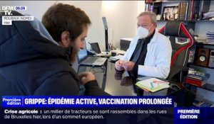 Grippe: la vaccination prolongée alors que l'épidémie bat son plein en France