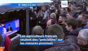 Colère des agriculteurs : les manifestants attendent des explications du gouvernement
