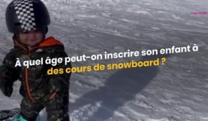 À quel âge un enfant peut il commencer le snowboard ?