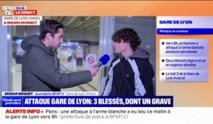 "Je ne m'en suis même pas rendu compte": ce commerçant dans la gare de Lyon témoigne après l'attaque à l'arme blanche