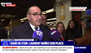 Attaque à la gare de Lyon: l'assaillant "est en situation régulière en Italie", affirme Laurent Nuñez, préfet de police de Paris
