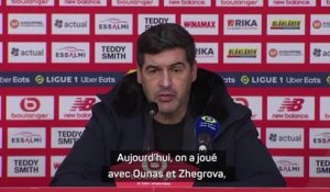 Lille - Fonseca : "Ounas et Zhegrova ont décidé du sort du match"