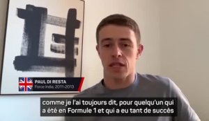 Formule 1 - Di Resta : "Le choix de Hamilton est une excellente nouvelle pour le sport automobile"