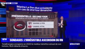 LES ÉCLAIREURS - Marine Le Pen: l'ascension dans les sondages