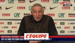 E. Roy « Ce PSG est capable de fulgurances » - Foot - Coupe - Brest