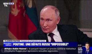 Le président russe Vladimir Poutine affirme au journaliste américain Tucker Carlson, dans une longue interview, qu'une défaite de la Russie en Ukraine était "impossible" - VIDEO
