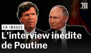 L’interview de Vladimir Poutine par le présentateur américain Tucker Carlson suscite la polémique