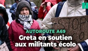 Les images du rassemblement anti-A69 avec Greta Thunberg