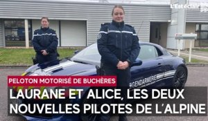 Laurane et Alice, les deux nouvelles pilotes de l’Alpine dans le peloton motorisé de Buchères