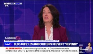 Colère des agriculteurs: "Les engagements qui ont été pris seront tenus", affirme Irène Tolleret (eurodéputée “Renew” et membre de la commission AGRI)