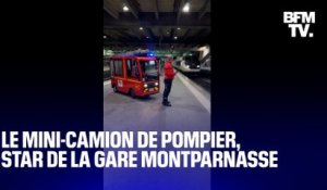 TANGUY DE BFM - Le mini-camion de pompier de Montparnasse, star des réseaux sociaux