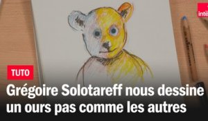 Livre pour enfants, Grégoire Solotareff : Comment dessiner "Un ours pas comme les autres" ?