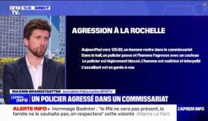 Un policier agressé au couteau dans un commissariat à la Rochelle: l'assaillant a été interpellé et mis en garde à vue
