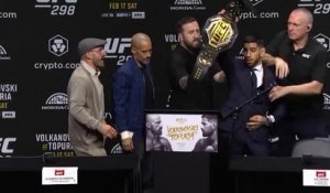 UFC 298 - Topuria se prend pour McGregor et vole la ceinture de Volkanovski