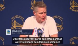 Warriors - Kerr : “Je ne voulais pas que Klay fasse faute”