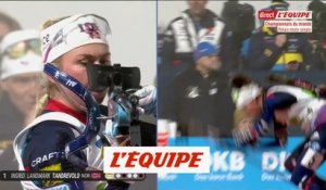 Jeanmonnot et Fillon Maillet sacrés sur le relais mixte simple - Biathlon - Mondiaux