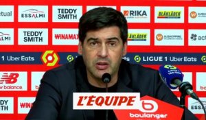 Fonseca : «Un message pour l'équipe et certains joueurs» - Foot - L1 - Lille