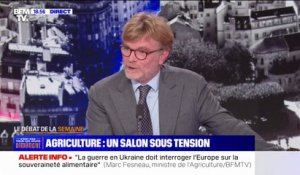 Agriculture: "Quand on donne 3 milliards d'euros à l'Ukraine, ce n'est pas que pour l'Ukraine", affirme Marc Fesneau