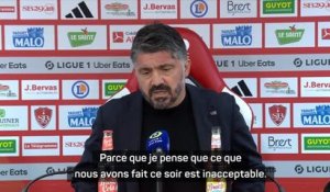 Marseille - Gattuso : “Quand une équipe n'a pas d'âme, c'est difficile”