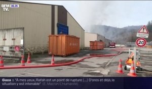 La colère des habitants après l'incendie de l'usine de batteries dans l'Aveyron