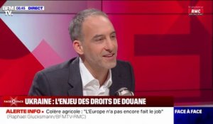 "Il y a une exception": Raphaël Glucksmann évoque l'importation de produits ukrainiens en France