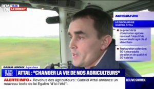 Colère des agriculteurs: "On a des normes archi idiotes" affirme Gaelig Leroux (agriculteur)