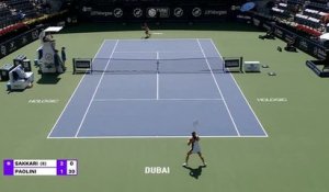 Dubaï - Sakkari chute en huitièmes face à Paolini