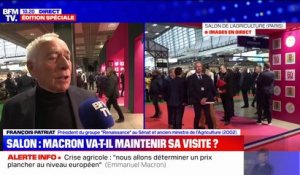 François Patriat souhaite que "le Président déambule" dans les allées du Salon de l'agriculture