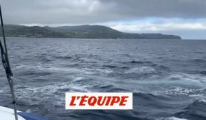 Charles Caudrelier a repris la mer en direction de Brest - Voile - Arkéa Ultim Challenge