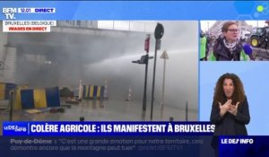 Colère des agriculteurs: une manifestation à Bruxelles en marge de la réunion des ministres européens de l'Agriculture