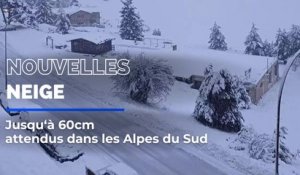 La neige encore de retour dans les stations des Alpes du Sud